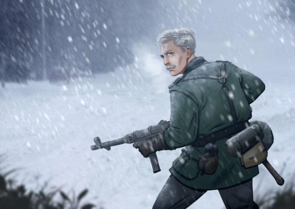 Soldat allemand - Savinien Boyer - Illustration